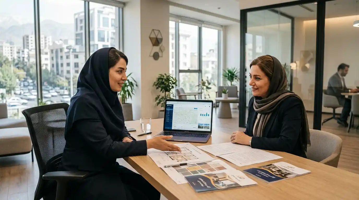 مشاوره و توضیح حق کمیسیون املاک ۱۴۰۵ به مشتری