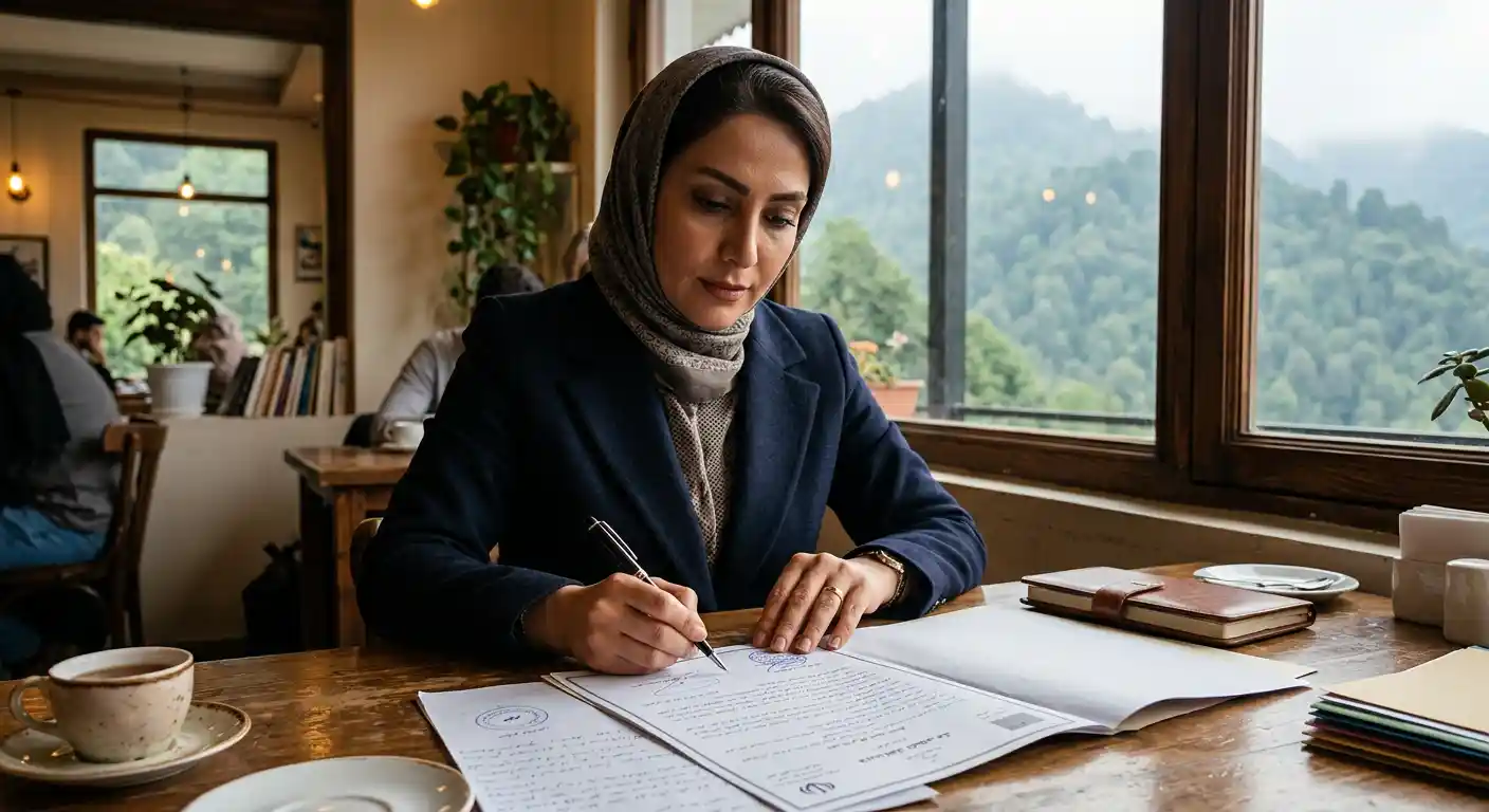 نمای یک شهرک ویلایی مدرن و منظم در چاف و چمخاله